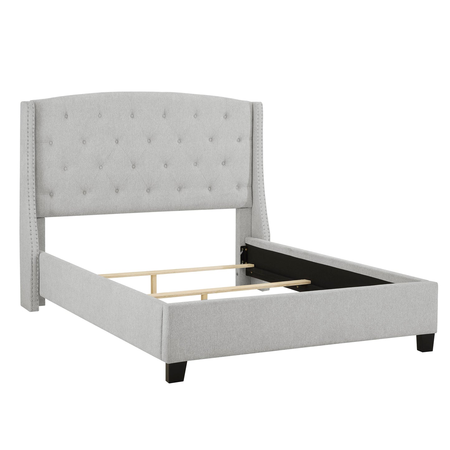 Crown Mark Eva 5111DV-Q Queen Platform Bed - Dove Grey IMAGE 5