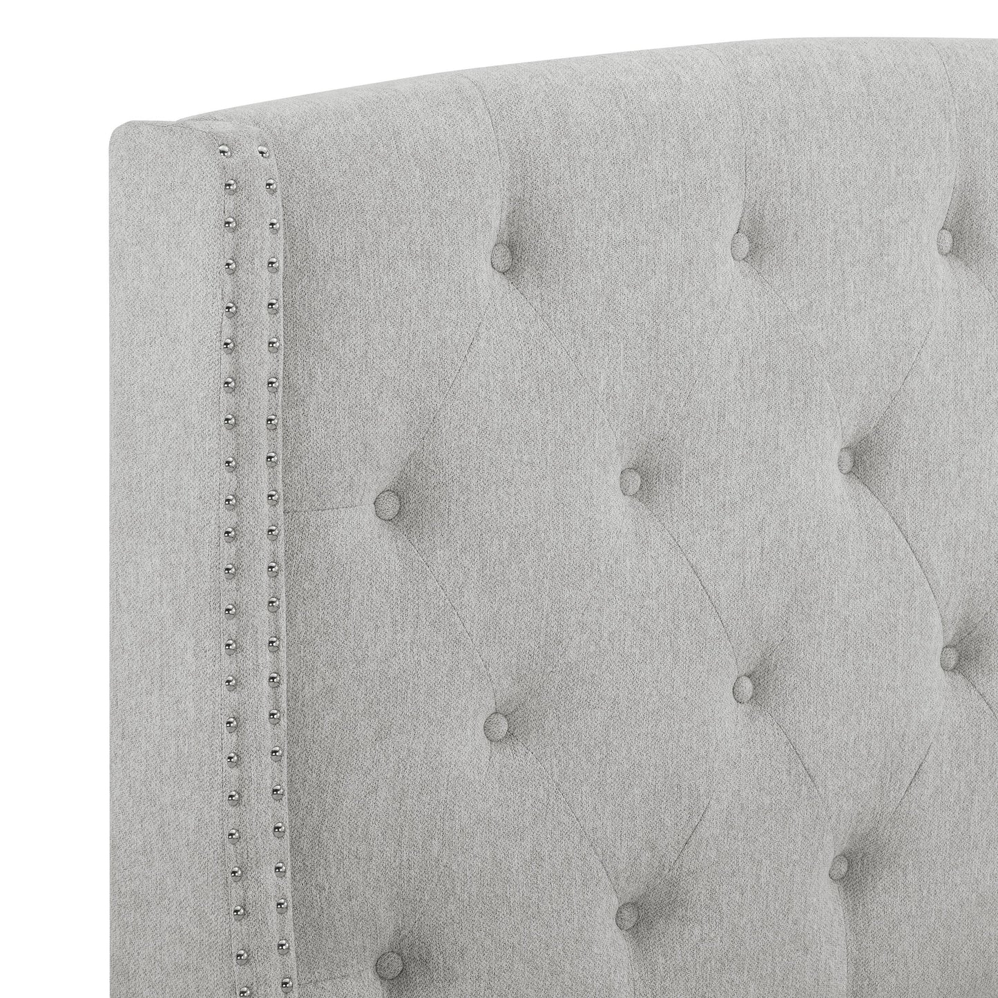 Crown Mark Eva 5111DV-Q Queen Platform Bed - Dove Grey IMAGE 6