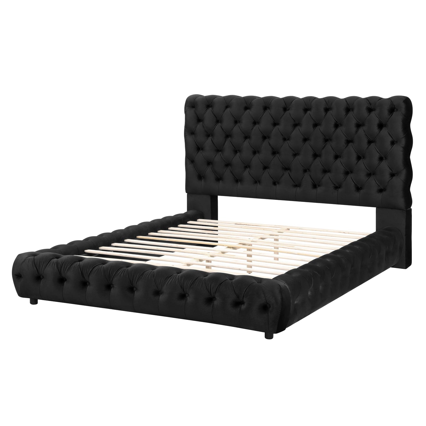 Crown Mark Flory 5112BK-Q Queen Bed - Black IMAGE 3