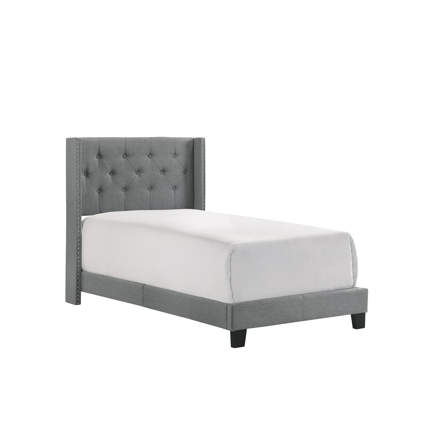Crown Mark Makayla 5267GY-T Twin Bed - Grey IMAGE 1