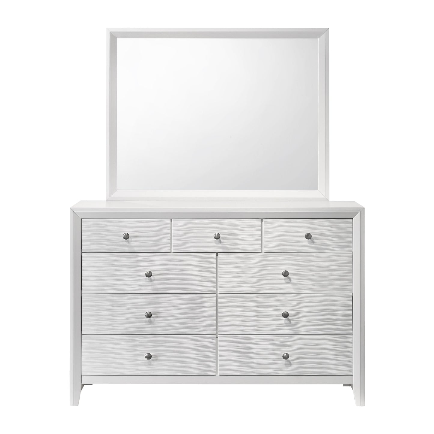 Crown Mark Evan B4710-1 Dresser - White IMAGE 3