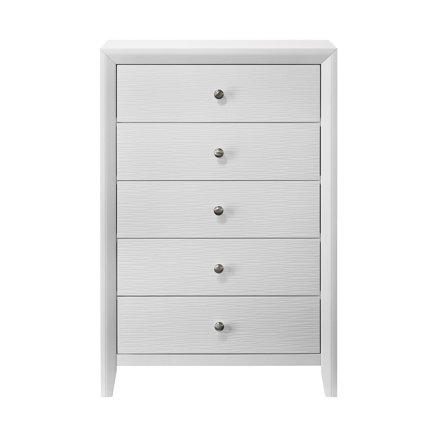 Crown Mark Evan B4710-4 Chest - White IMAGE 1