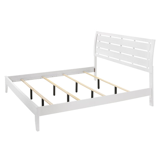 Crown Mark Evan B4710-K King Bed - White IMAGE 1