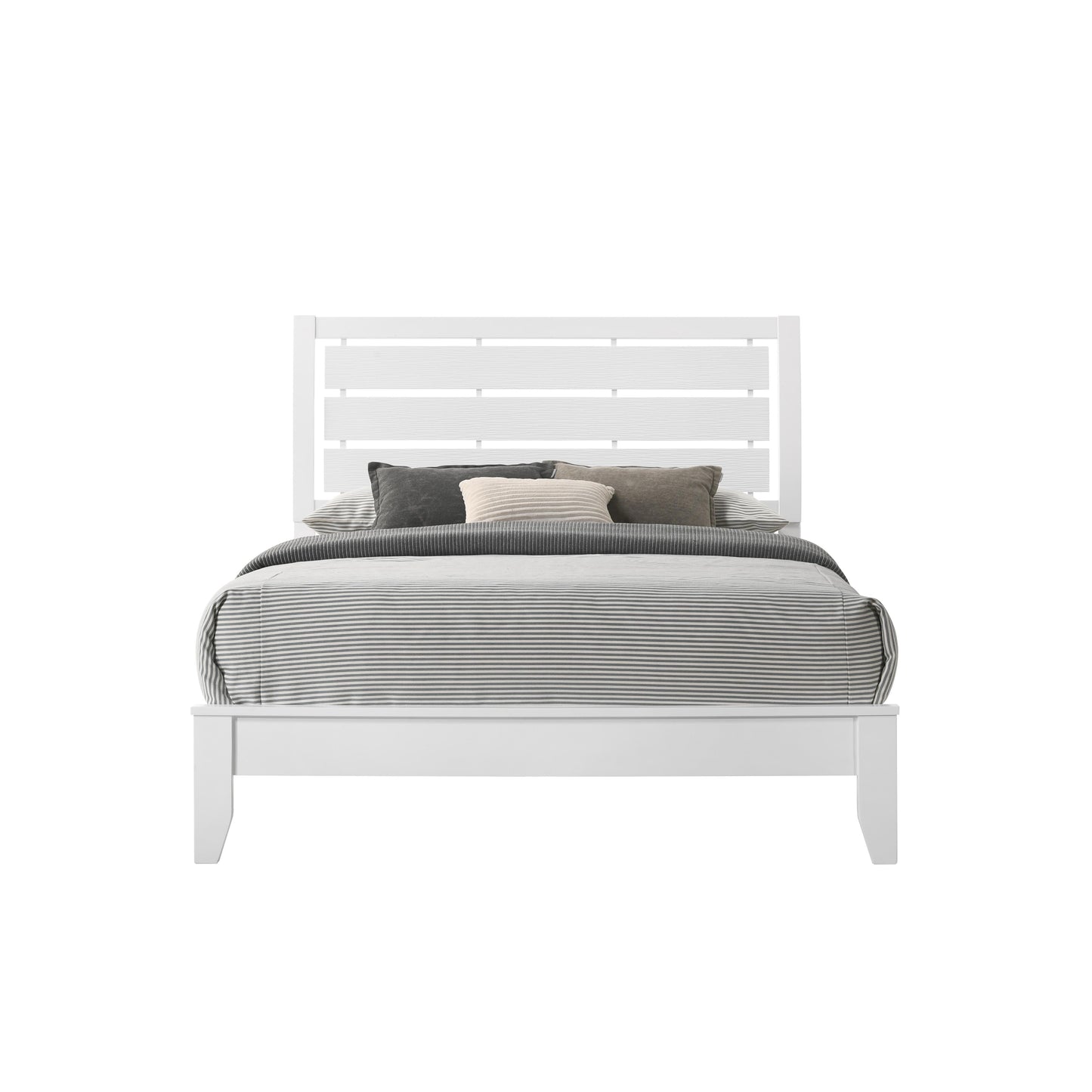 Crown Mark Evan B4710-Q Queen Bed - White IMAGE 3