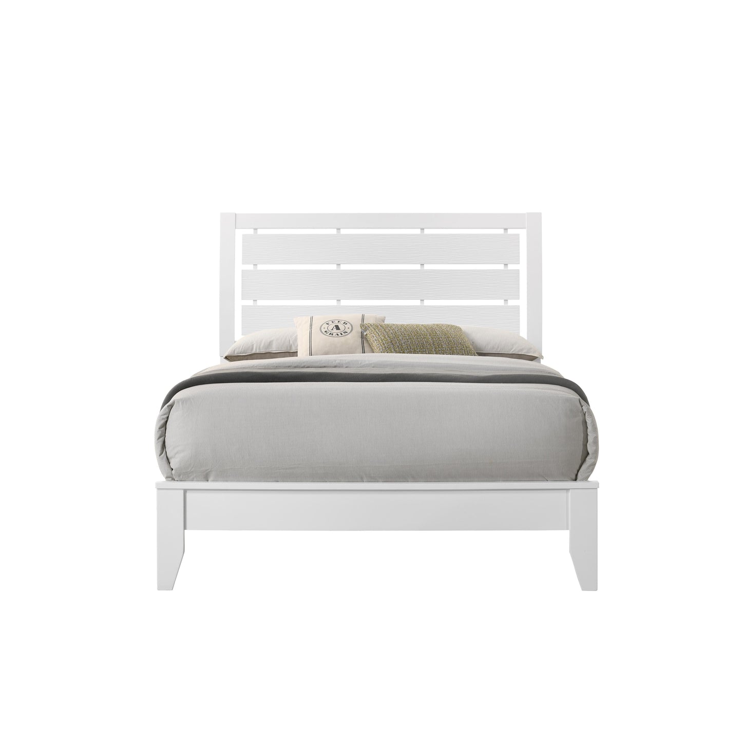 Crown Mark Evan B4710-F Full Bed - White IMAGE 3