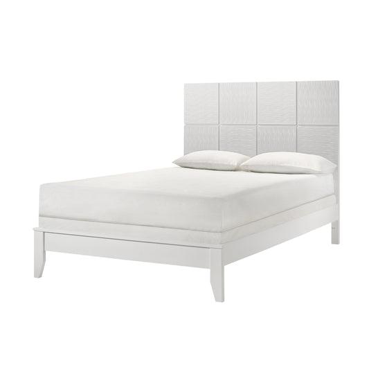 Crown Mark Denker B4712-F Full Bed - White IMAGE 1