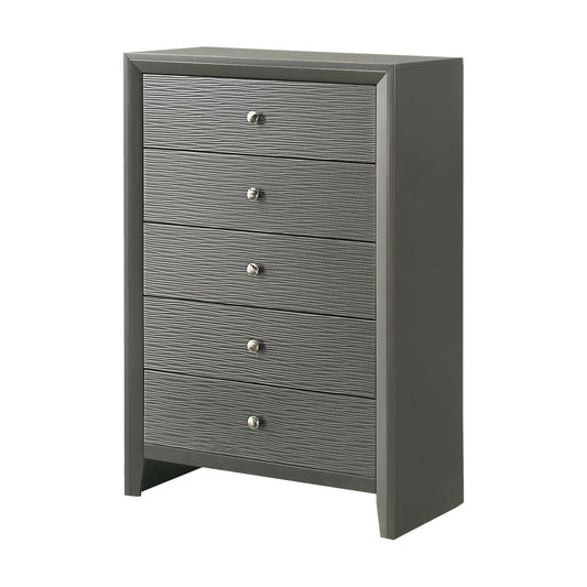 Crown Mark Denker B4715-4 Chest - Gunmetal IMAGE 1