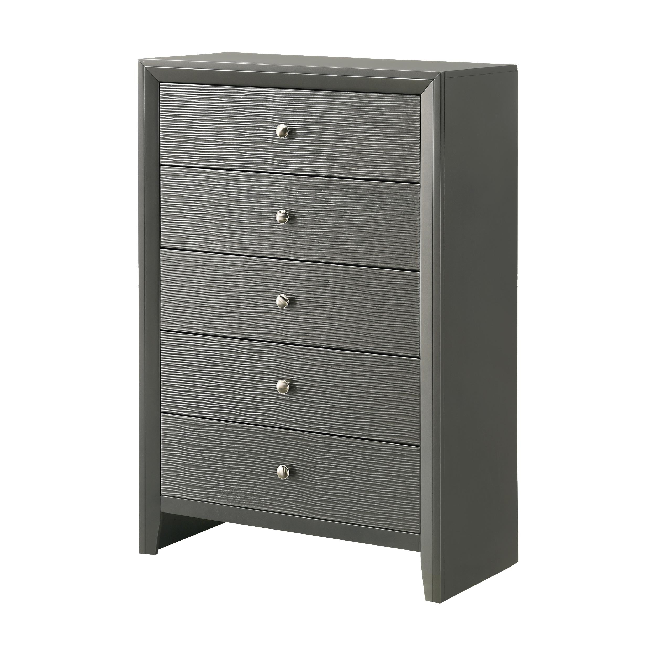 Crown Mark Denker B4715-4 Chest - Gunmetal IMAGE 1