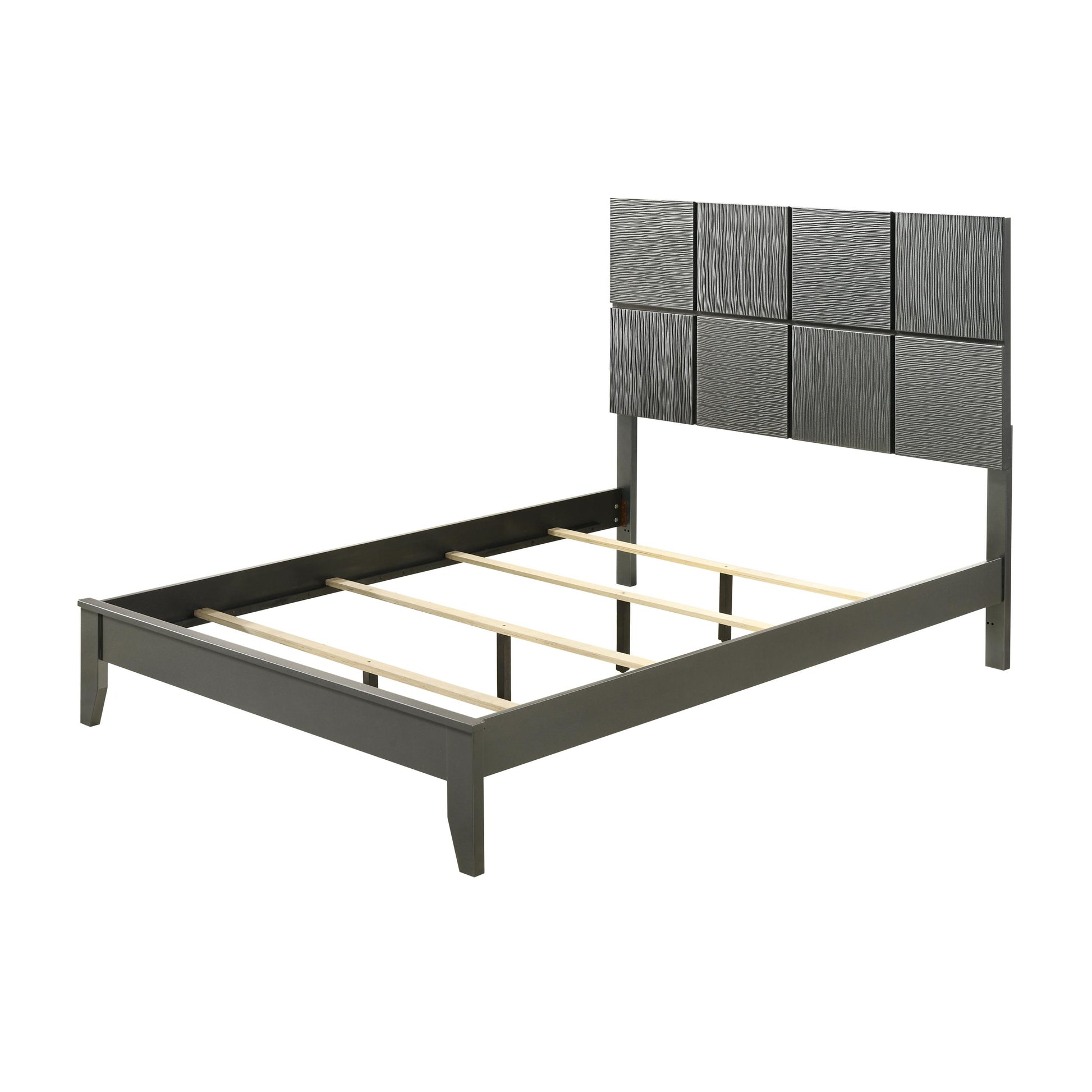 Crown Mark Denker B4715-K King Bed - Gunmetal IMAGE 3