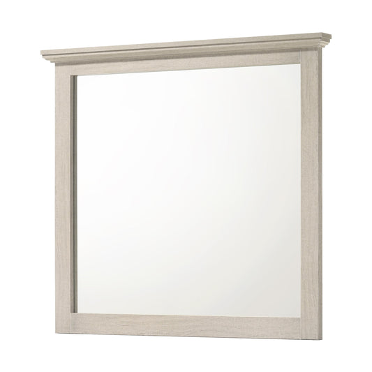 Crown Mark Sarter B4740-11 Dresser Mirror - White IMAGE 1
