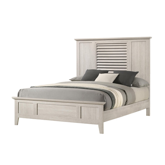 Crown Mark Sarter B4740-Q Queen Bed - White IMAGE 1