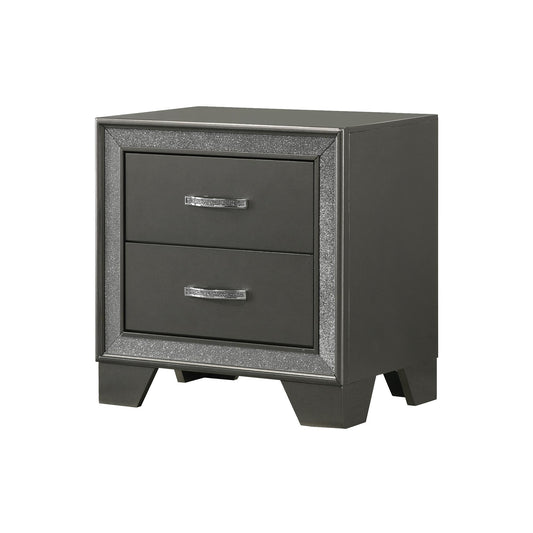 Crown Mark Kaia B4750-2 Nightstand - Dark Brown IMAGE 1