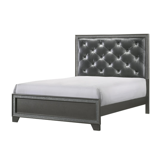 Crown Mark Kaia B4750-K King Bed - Dark Brown IMAGE 1
