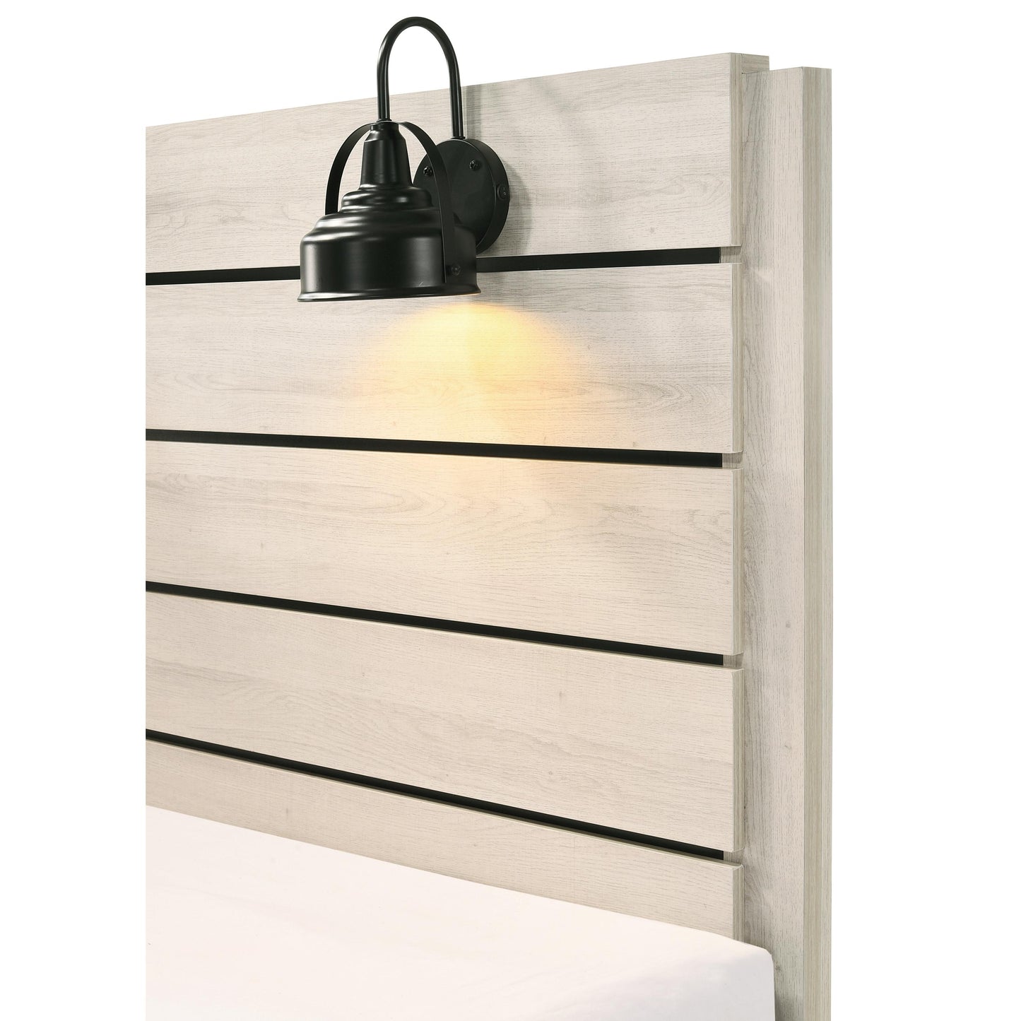 Crown Mark Carter B6810 Queen Platform Bed - White IMAGE 3
