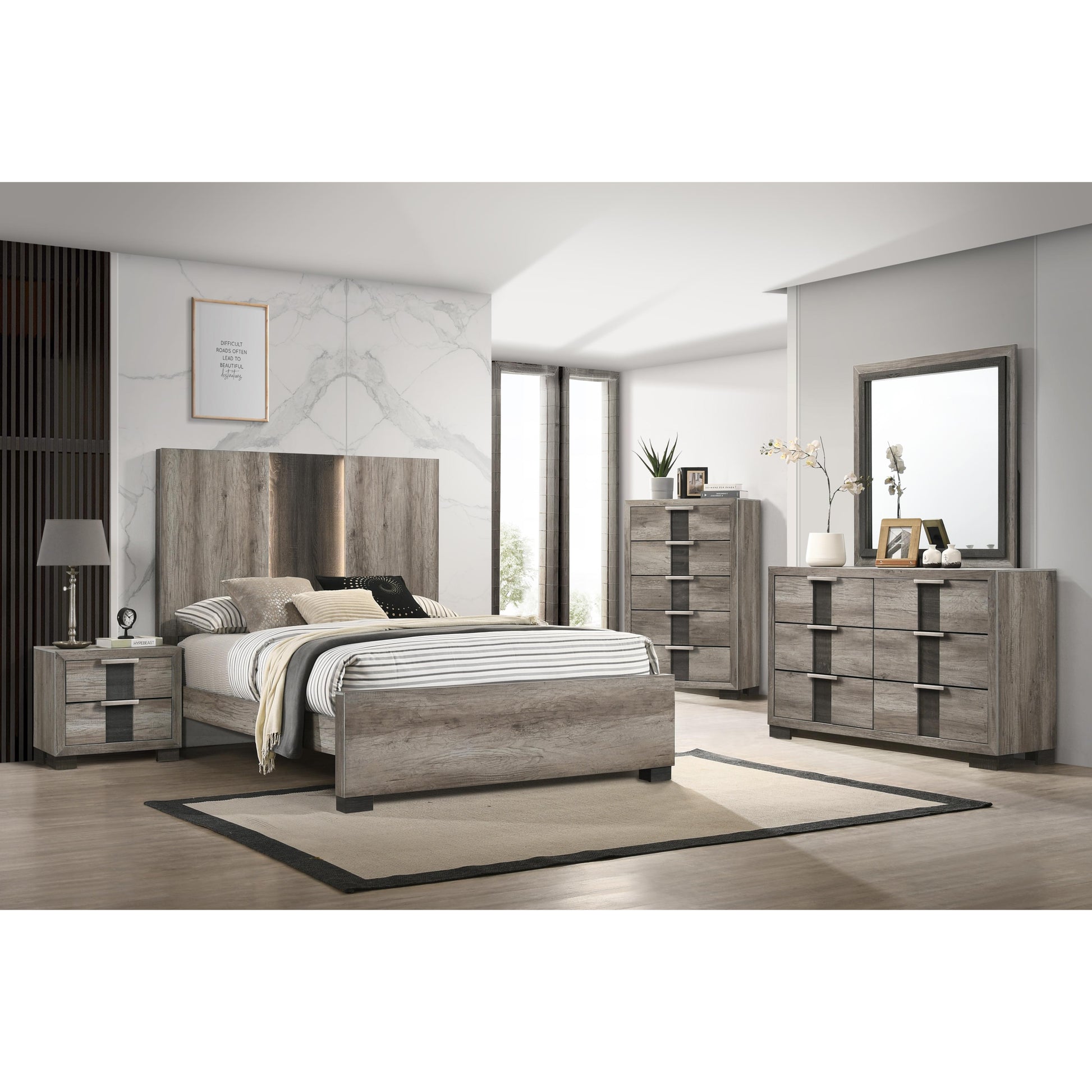 Crown Mark Rangley B6830-Q Queen Bed IMAGE 3