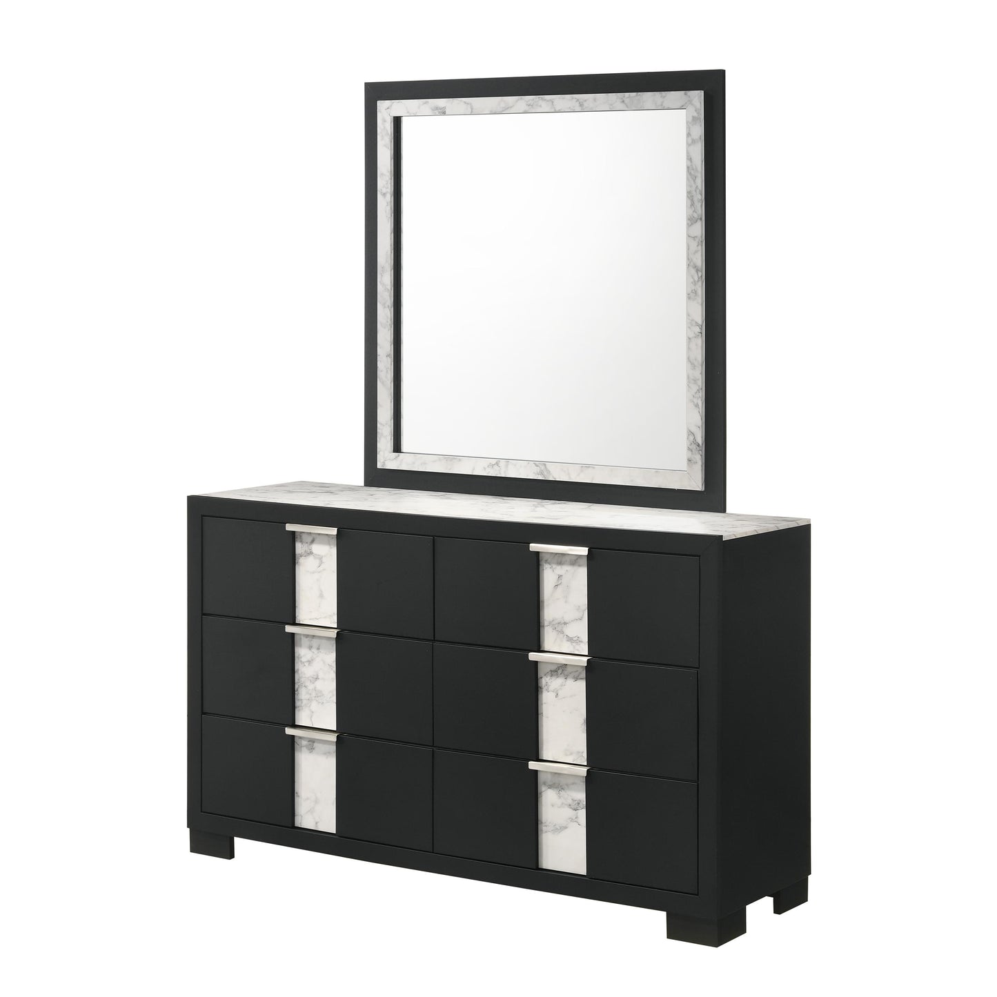 Crown Mark Rangley B6835-1 Dresser - Black IMAGE 4