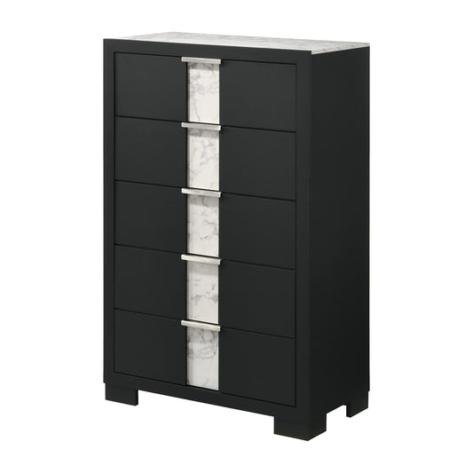 Crown Mark Rangley B6835-4 Chest - Black IMAGE 1
