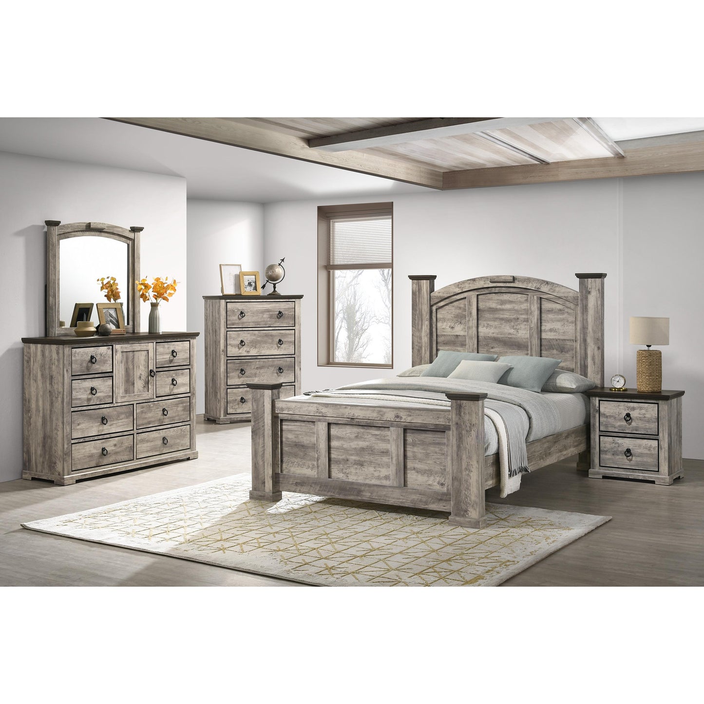 Crown Mark Ella Mae B6840-11 Dresser Mirror IMAGE 2