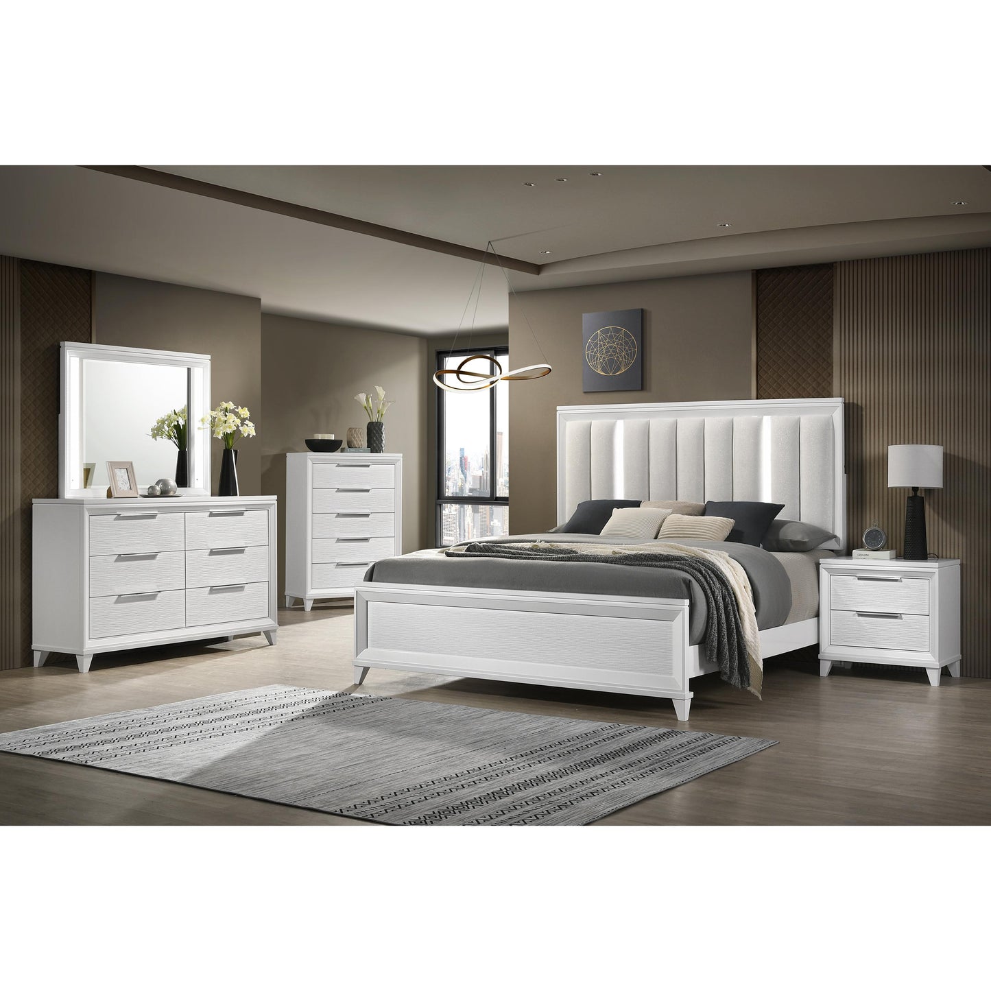 Crown Mark Cressida B7300-Q Queen Bed IMAGE 2