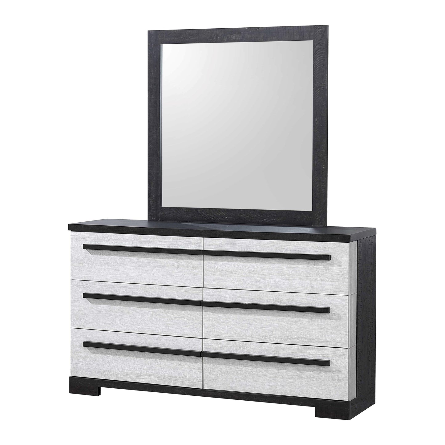Crown Mark Remington B8162-11 Dresser Mirror - Black IMAGE 3
