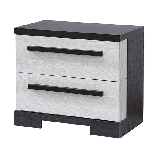 Crown Mark Remington B8162-2 Nightstand - Black/White IMAGE 1