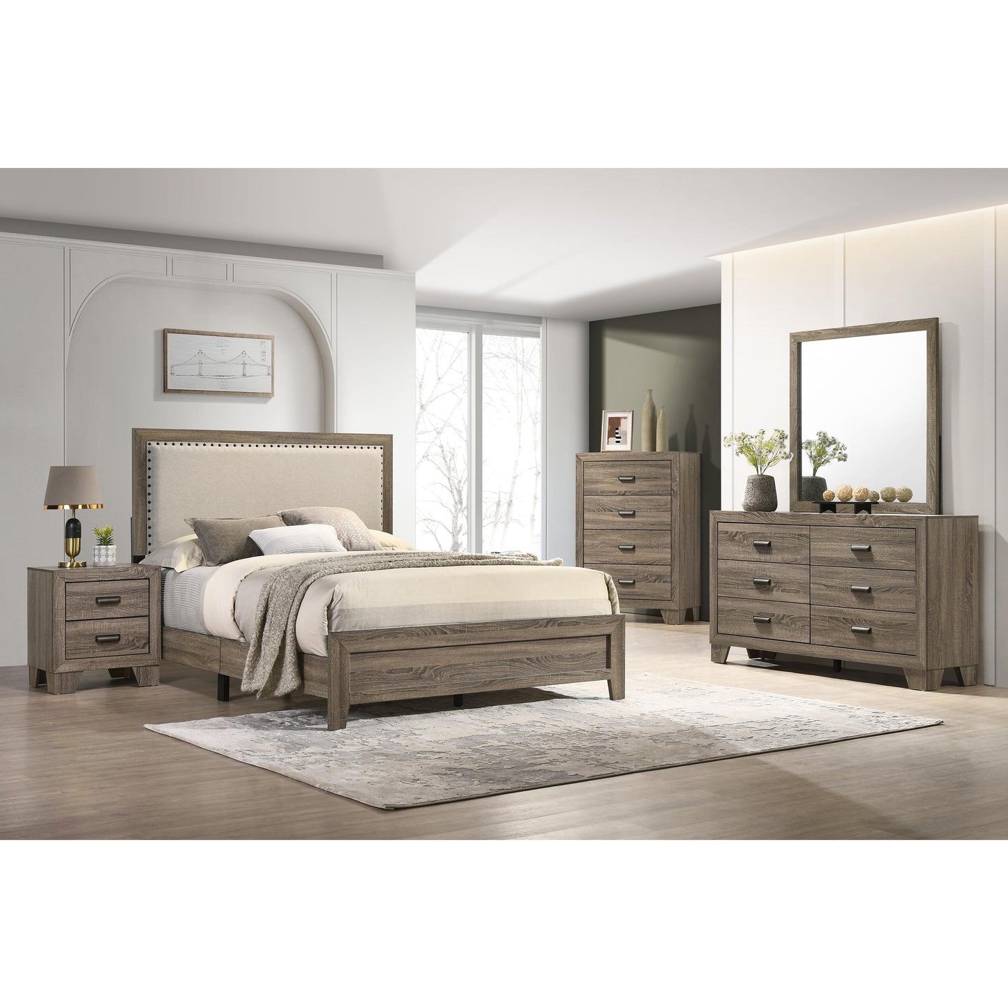 Crown Mark Millie B9205-Q-BED Queen Upholstered Bed IMAGE 2