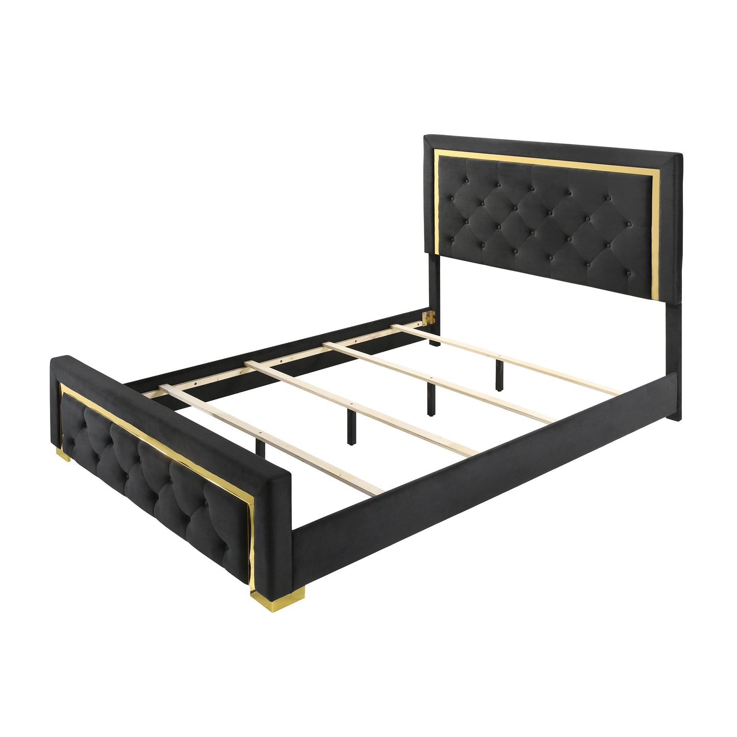 Crown Mark Pepe B9290-K King Bed - Black IMAGE 3