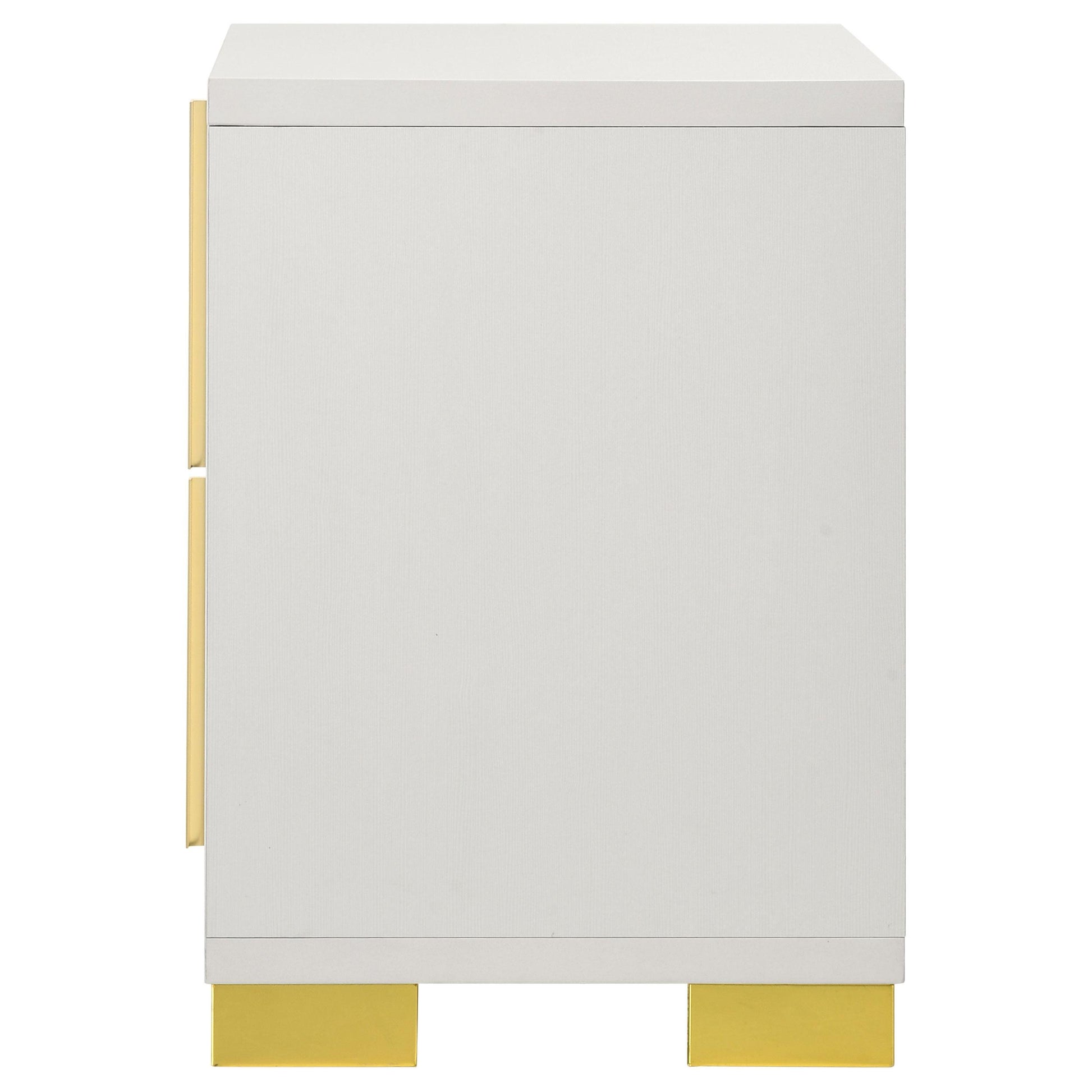 Coaster Furniture Marceline 222932 2-Drawer Nightstand - White IMAGE 7