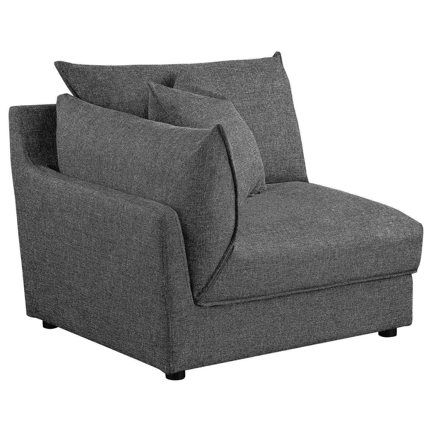 Coaster Furniture Sasha 551681-SETA 5 pc Upholstered Modular Sectional Sofa - Barely Black IMAGE 13