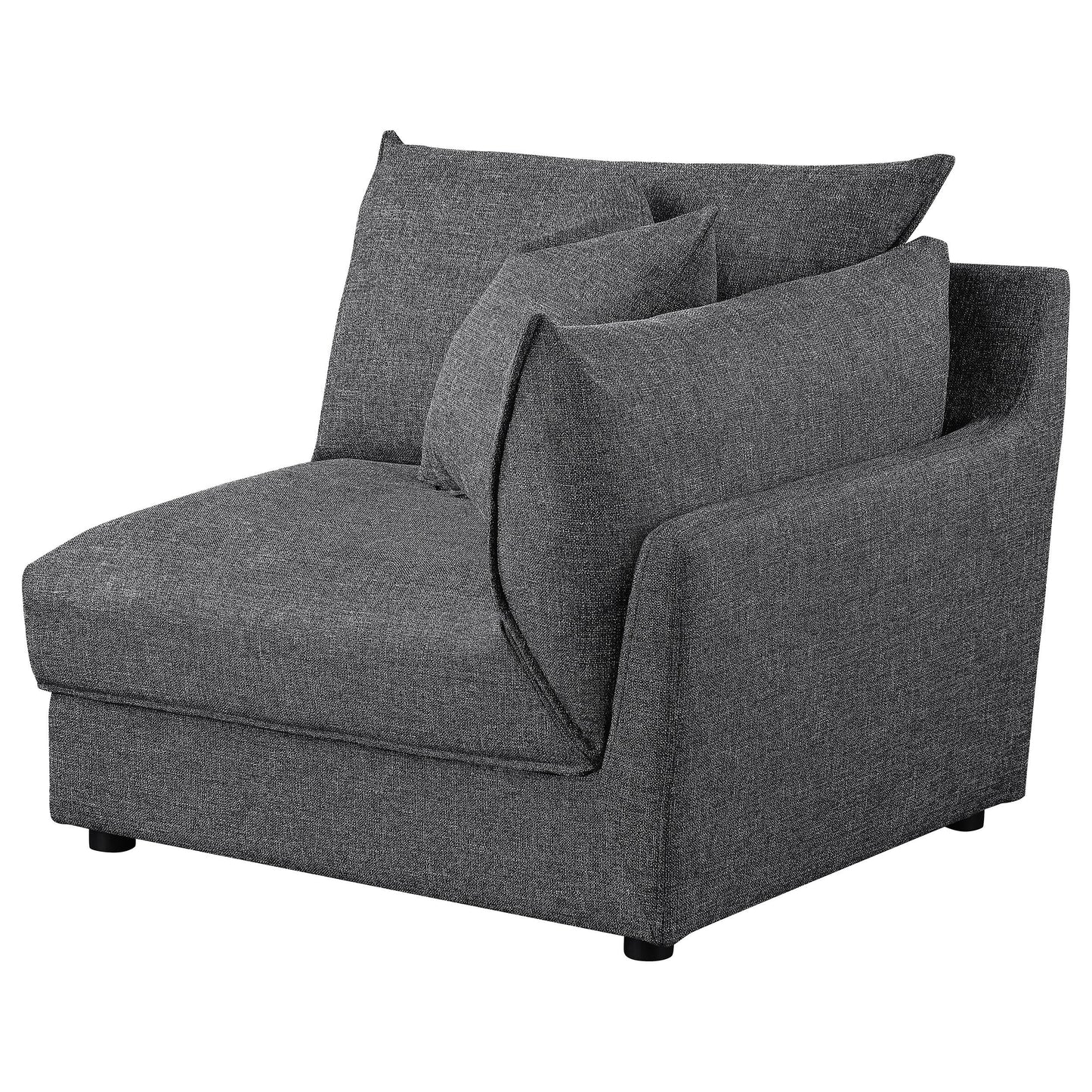 Coaster Furniture Sasha 551681-SETA 5 pc Upholstered Modular Sectional Sofa - Barely Black IMAGE 14