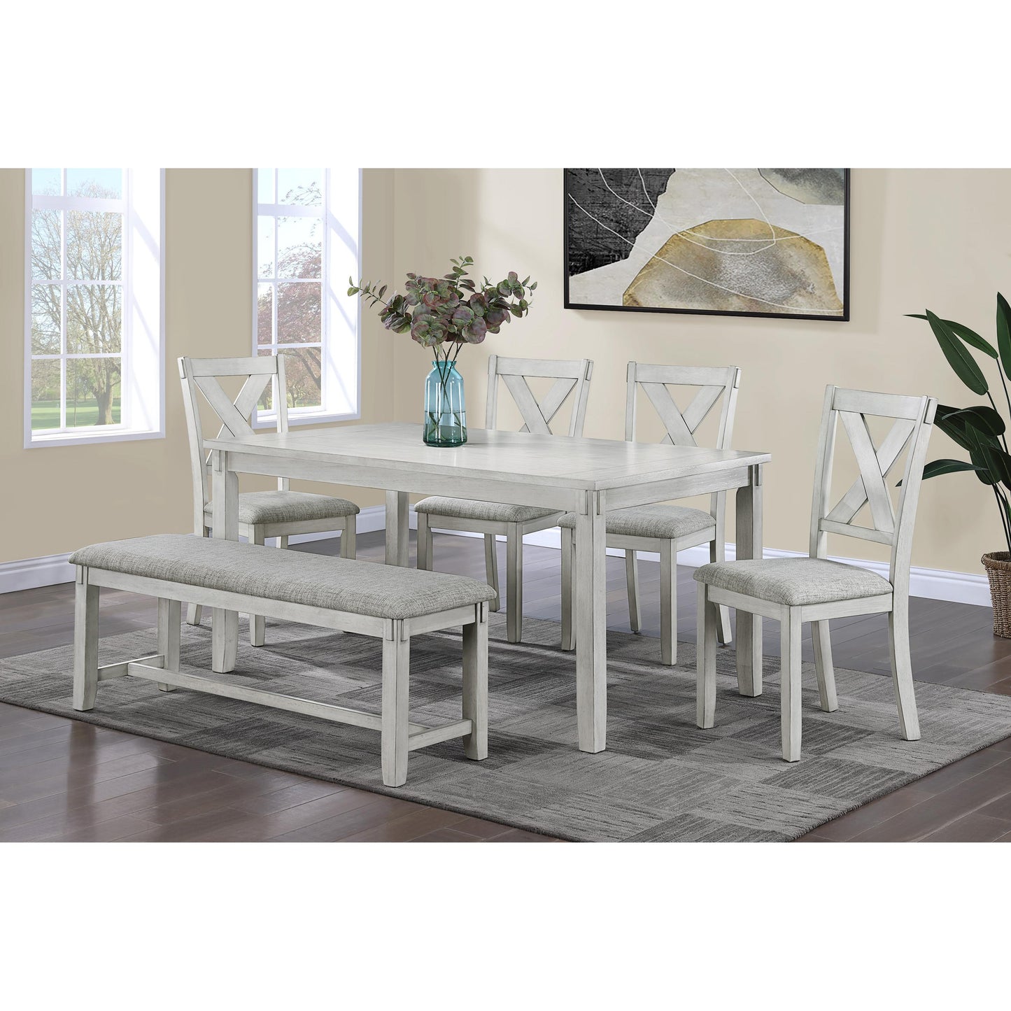 Crown Mark Clara 2321DW-BENCH Bench - Driftwood IMAGE 2