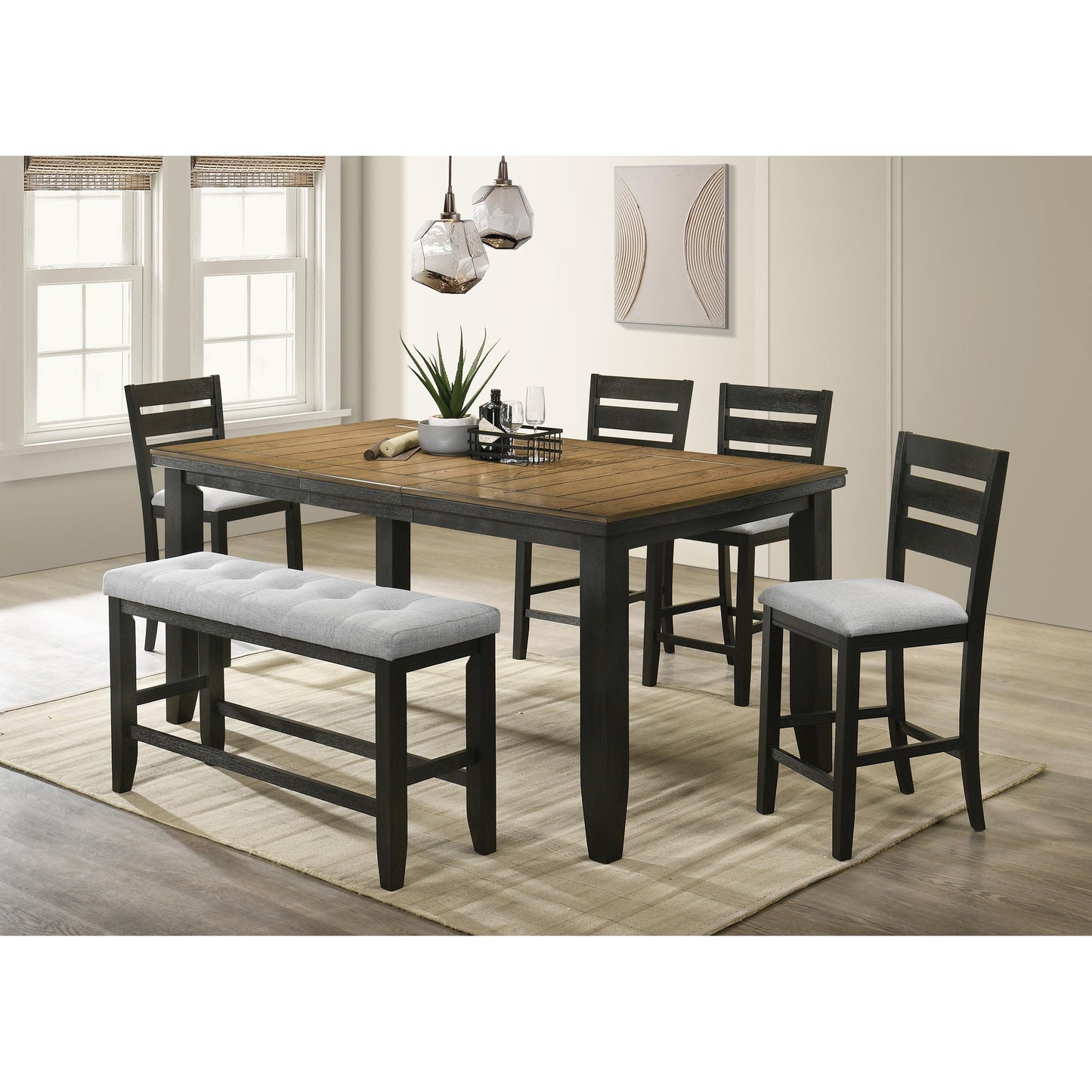 Crown Mark Bardstown 2752WC-BENCH Counter Height Bench IMAGE 3