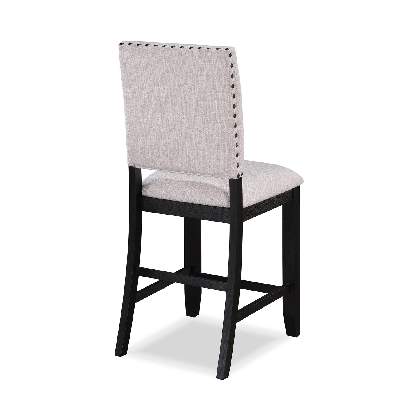 Crown Mark Regent 2772CL-S-24 Counter Height Chair - Charcoal Black IMAGE 2