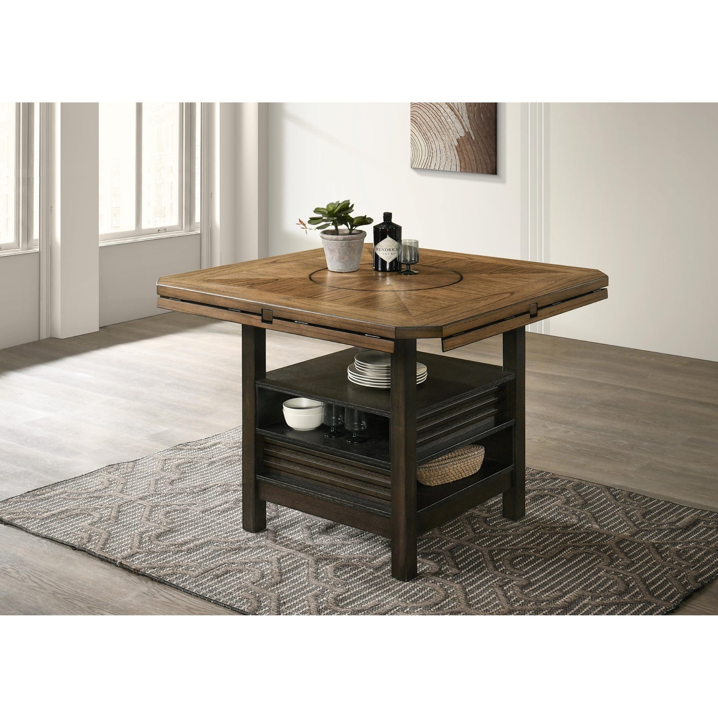 Crown Mark Oakly 2848T-6060 Counter Height Dining Table IMAGE 7