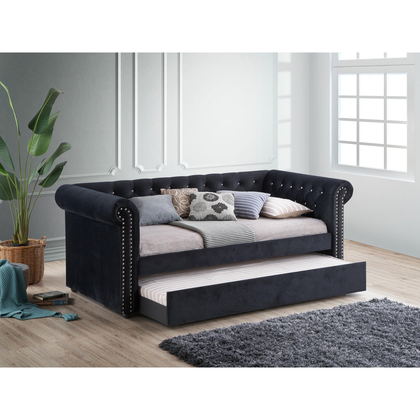 Crown Mark Ellie 5332BK Daybed IMAGE 4