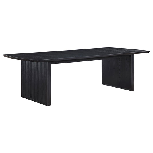 Coaster Furniture Brookmead 108231 100-inch Extension Leaf Dining Table - Black IMAGE 1