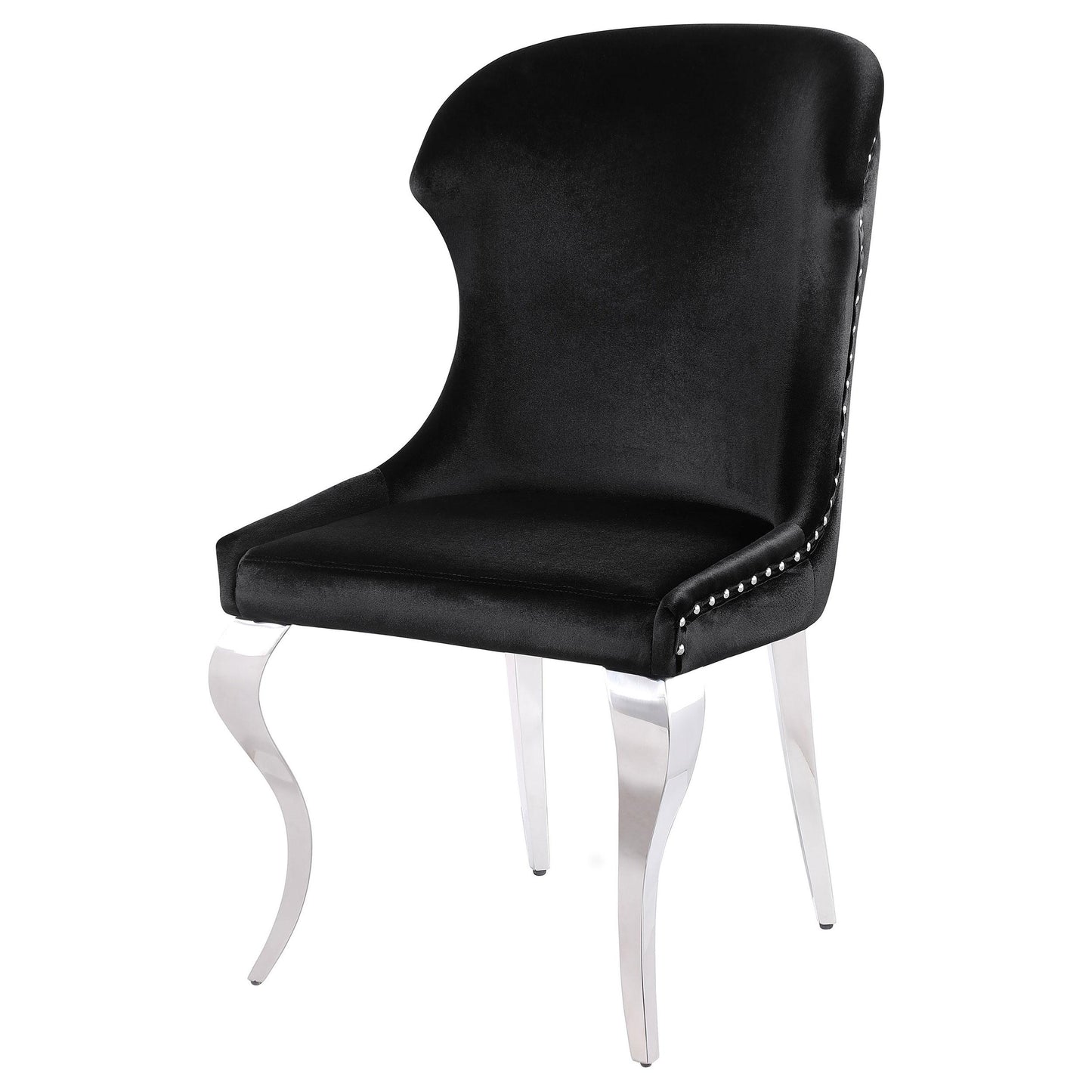 Coaster Furniture Cheyanne 190742 Upholstered Dining Side Chair - Black IMAGE 4