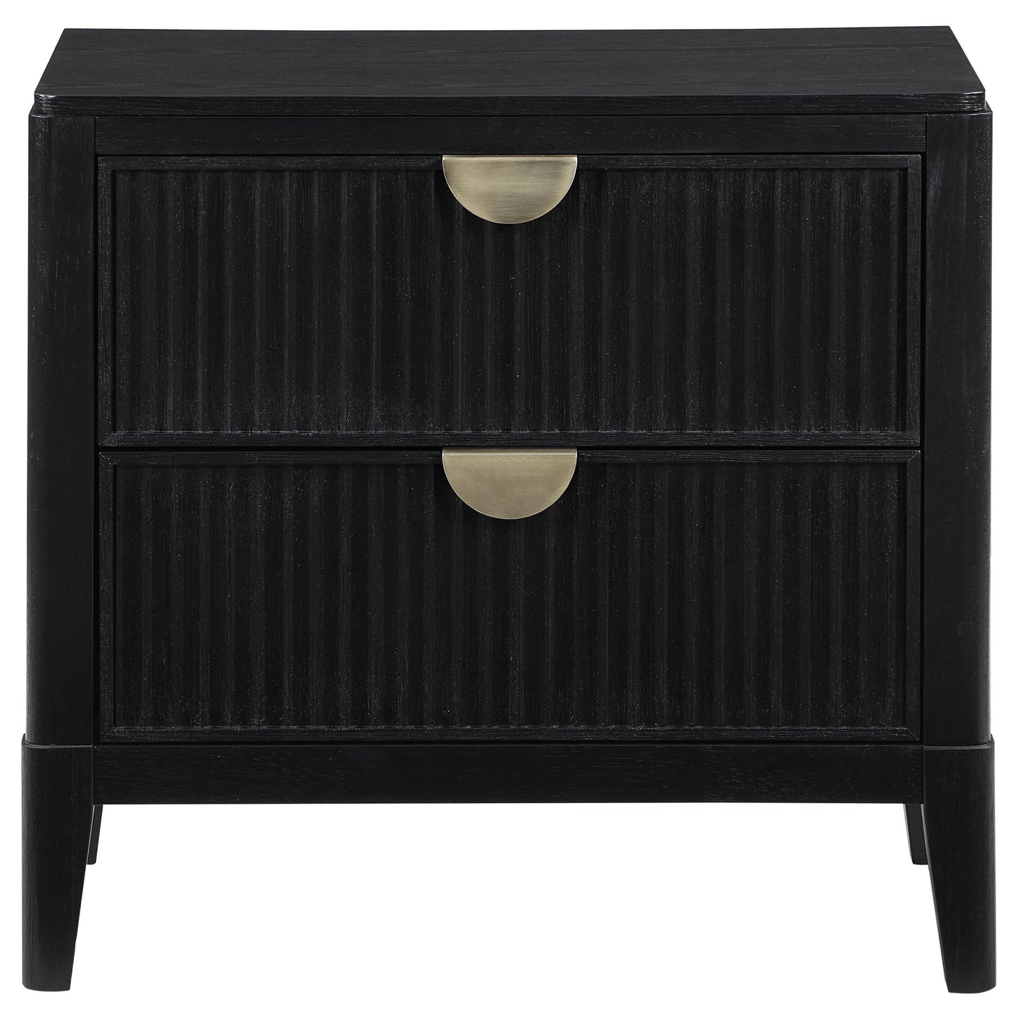 Coaster Furniture Brookmead 224712 2-Drawer Nightstand - Black IMAGE 3
