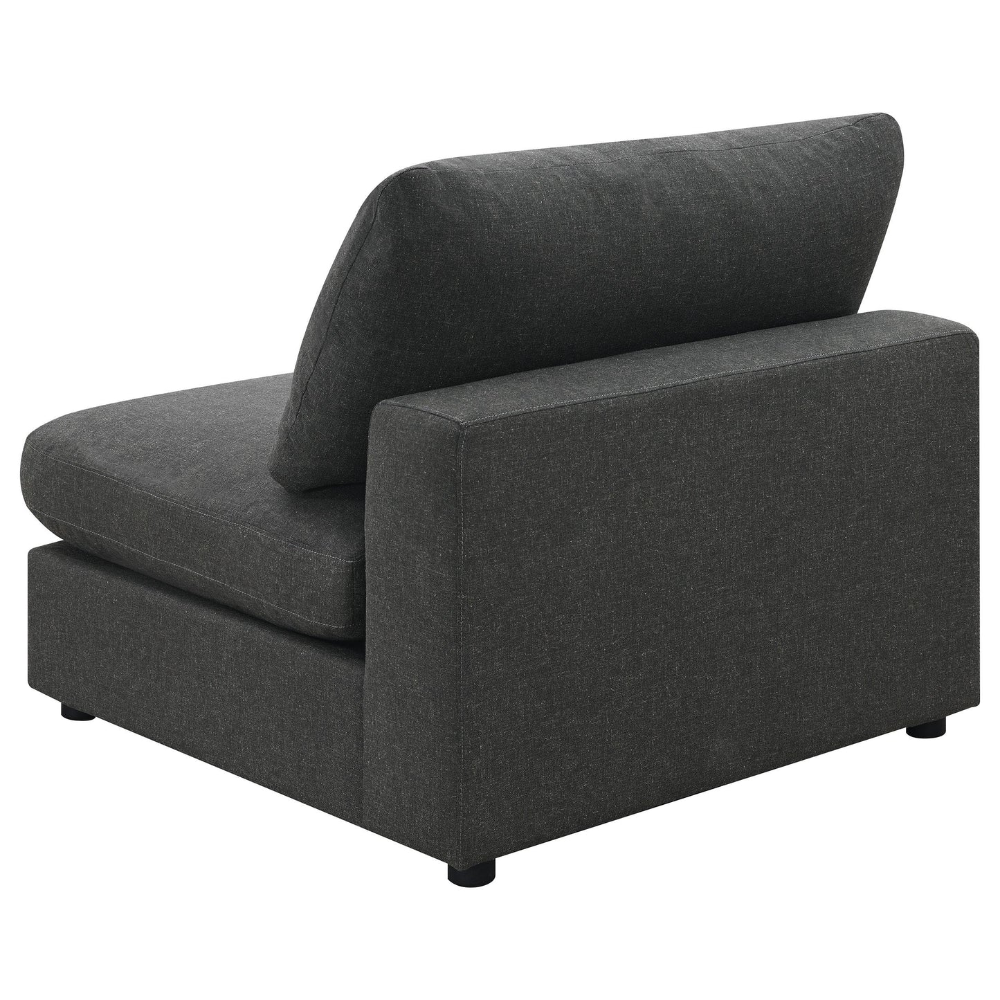Coaster Furniture Serene 551324-SETB 4 pc Upholstered Modular Sectional - Charcoal IMAGE 6