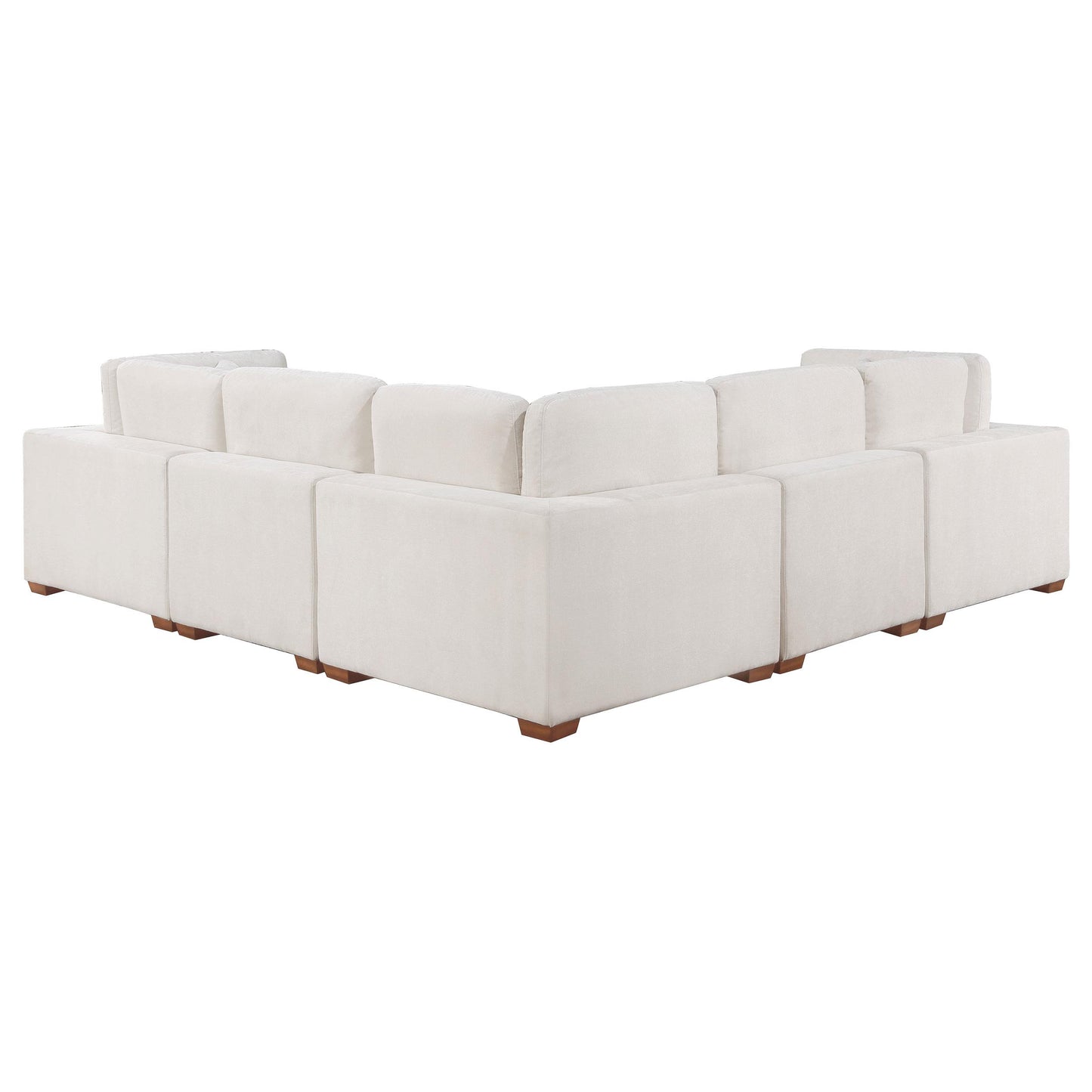 Coaster Furniture Lakeview 551461-SETA 5 pc Upholstered Modular Sectional Sofa - Ivory IMAGE 3