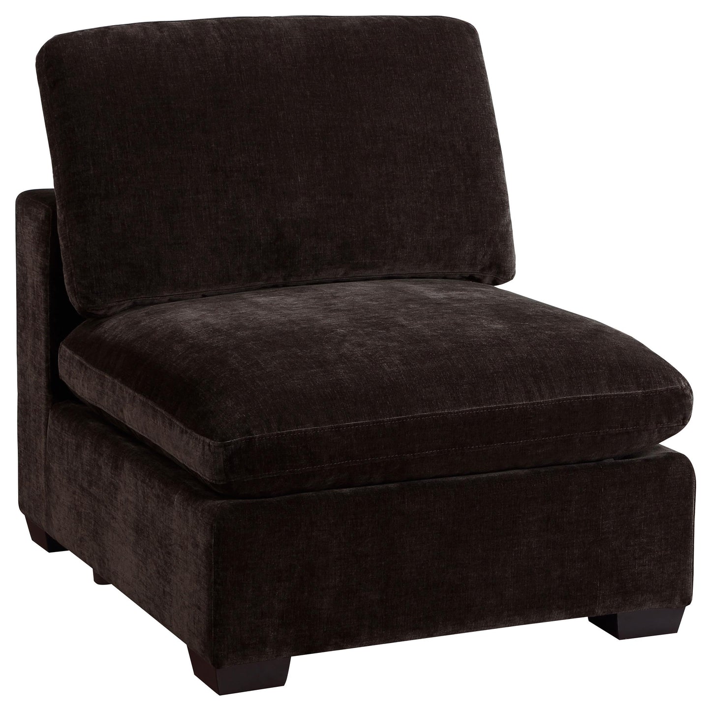 Coaster Furniture Lakeview 551464-SET 6 pc Upholstered Modular Sectional Sofa - Dark Chocolate IMAGE 2