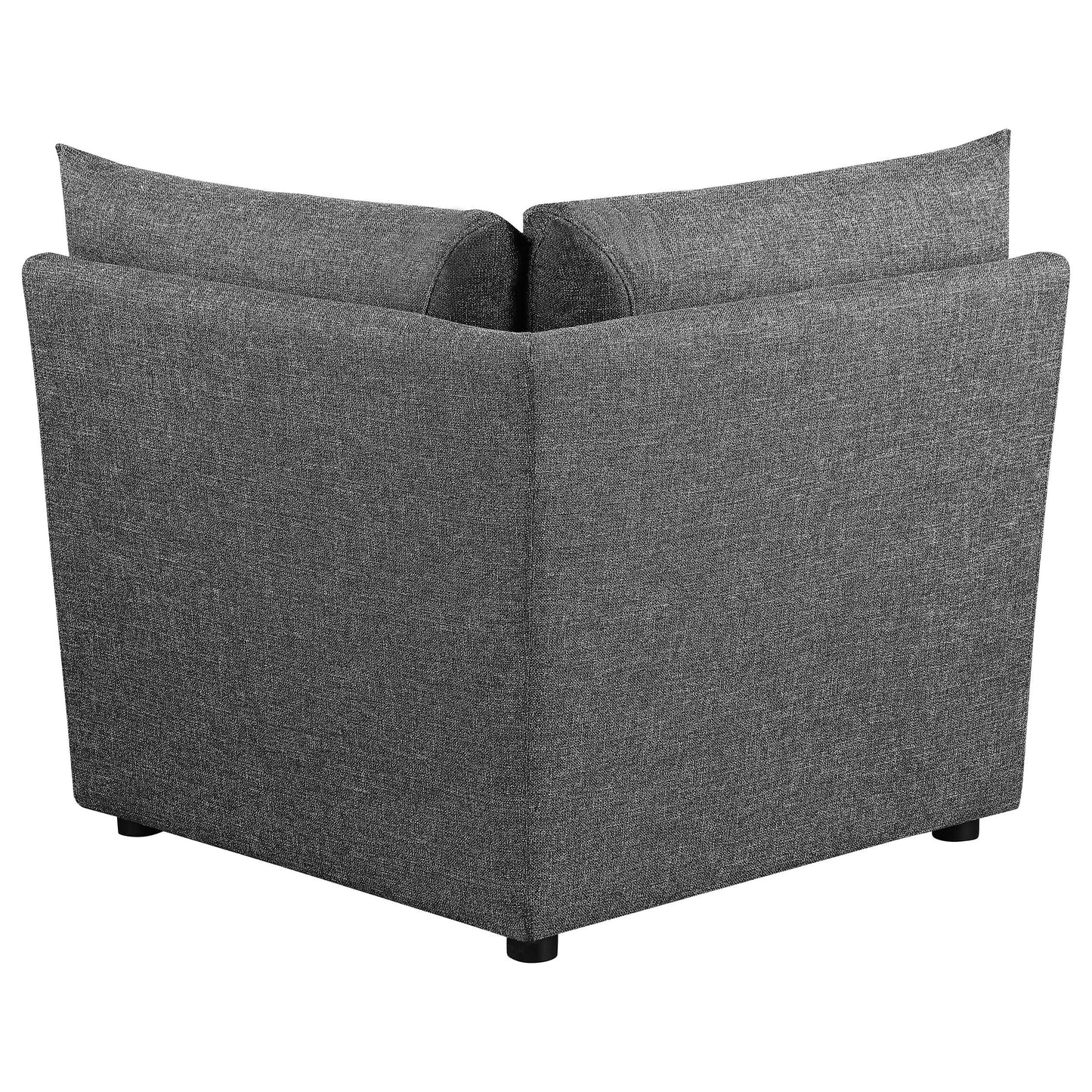 Coaster Furniture Sasha 551681-SET 6 pc Upholstered Modular Sectional - Barely Black IMAGE 14