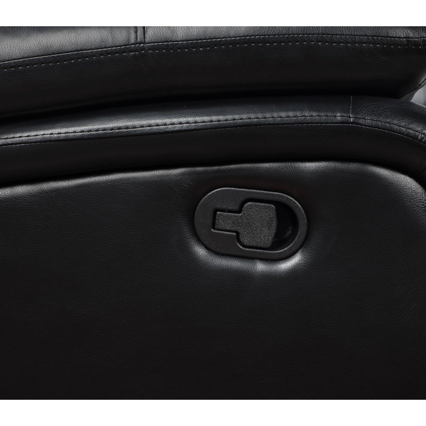 Coaster Furniture Camila 610246 Upholstered Glider Recliner Chair - Black IMAGE 10