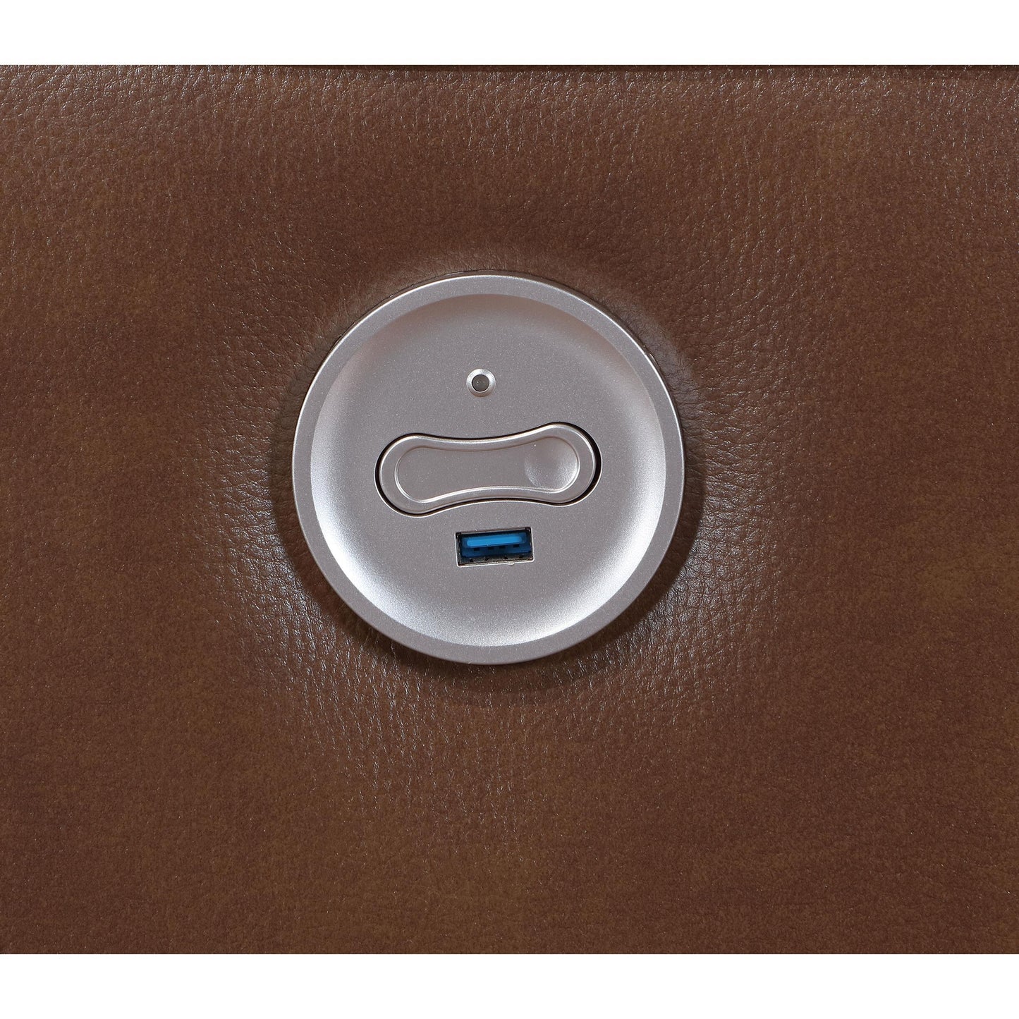 Coaster Furniture Greenfield 610264P Upholstered Power Reclining Sofa - Saddle Brown IMAGE 10