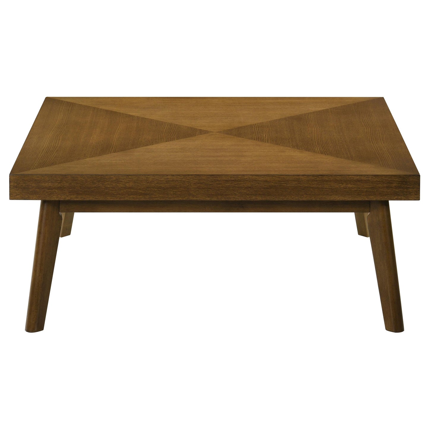 Coaster Furniture Westerly 707798 Square Wood Coffee Table - Walnut Brown IMAGE 3