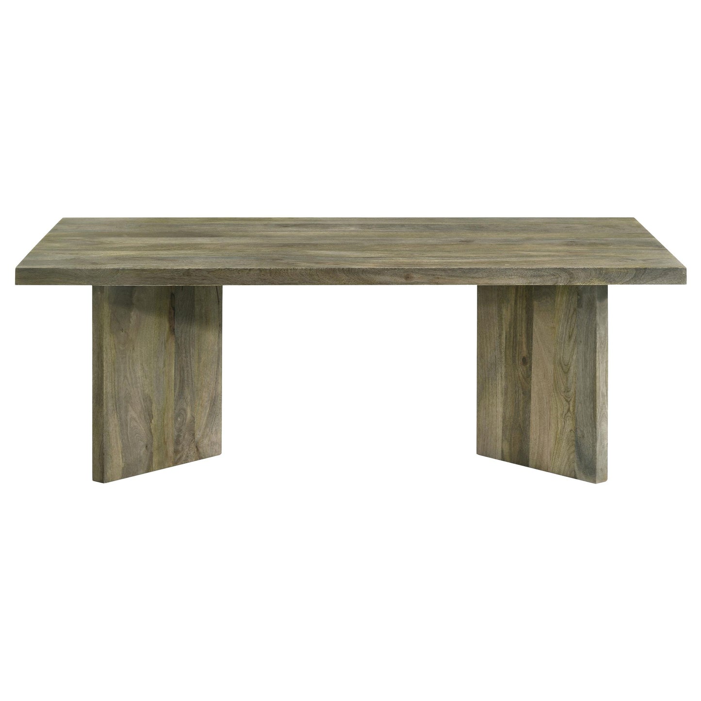 Coaster Furniture Andando 708498 Rectangular Solid Wood Coffee Table - Mango Brown IMAGE 2