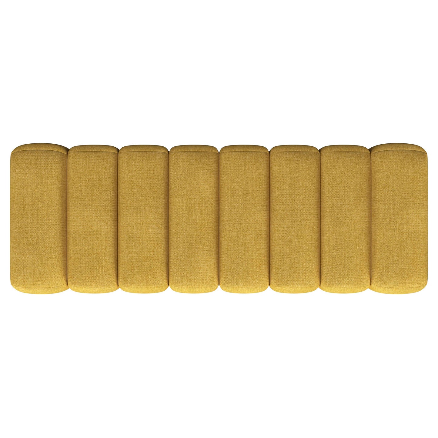 Coaster Furniture Summer 910292 Fabric Upholstered Tufted Accent Bench - Mustard Yellow IMAGE 6