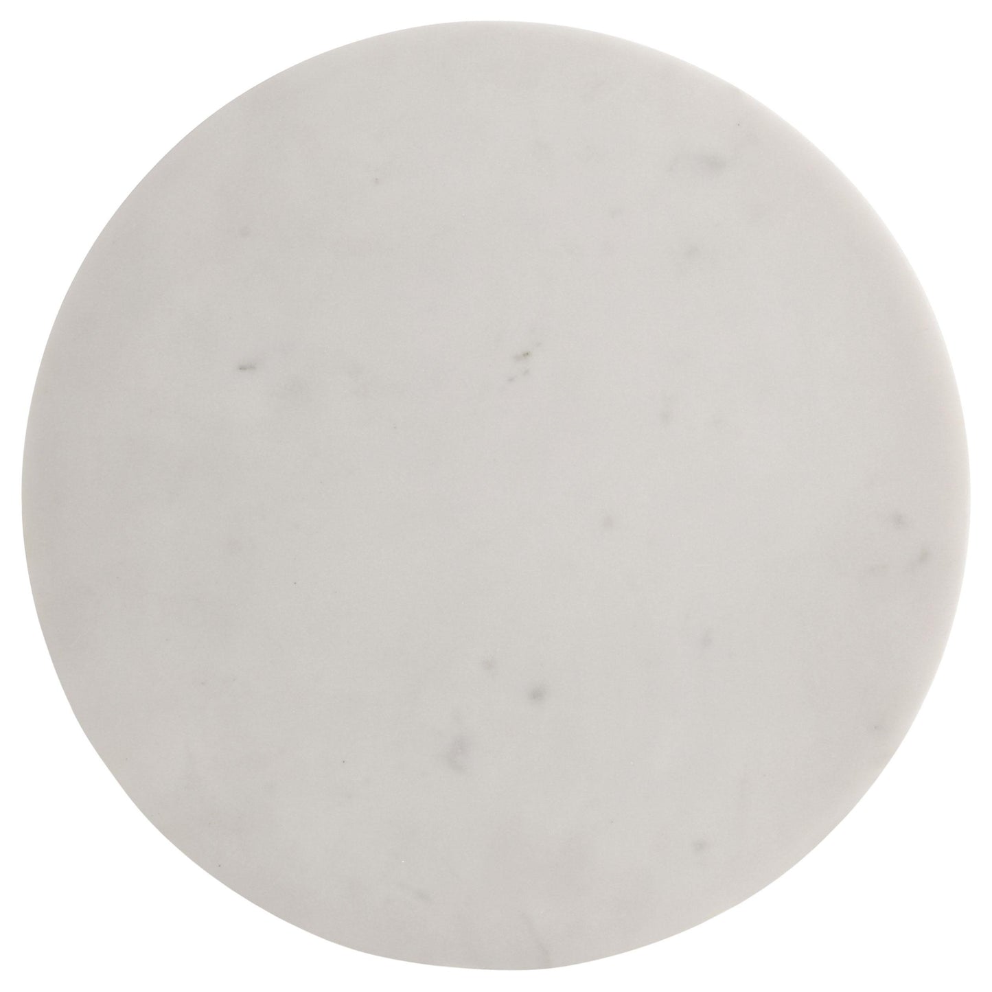 Coaster Furniture Colette 930190 Round Marble Top Side Table - White and Dark Grey IMAGE 3