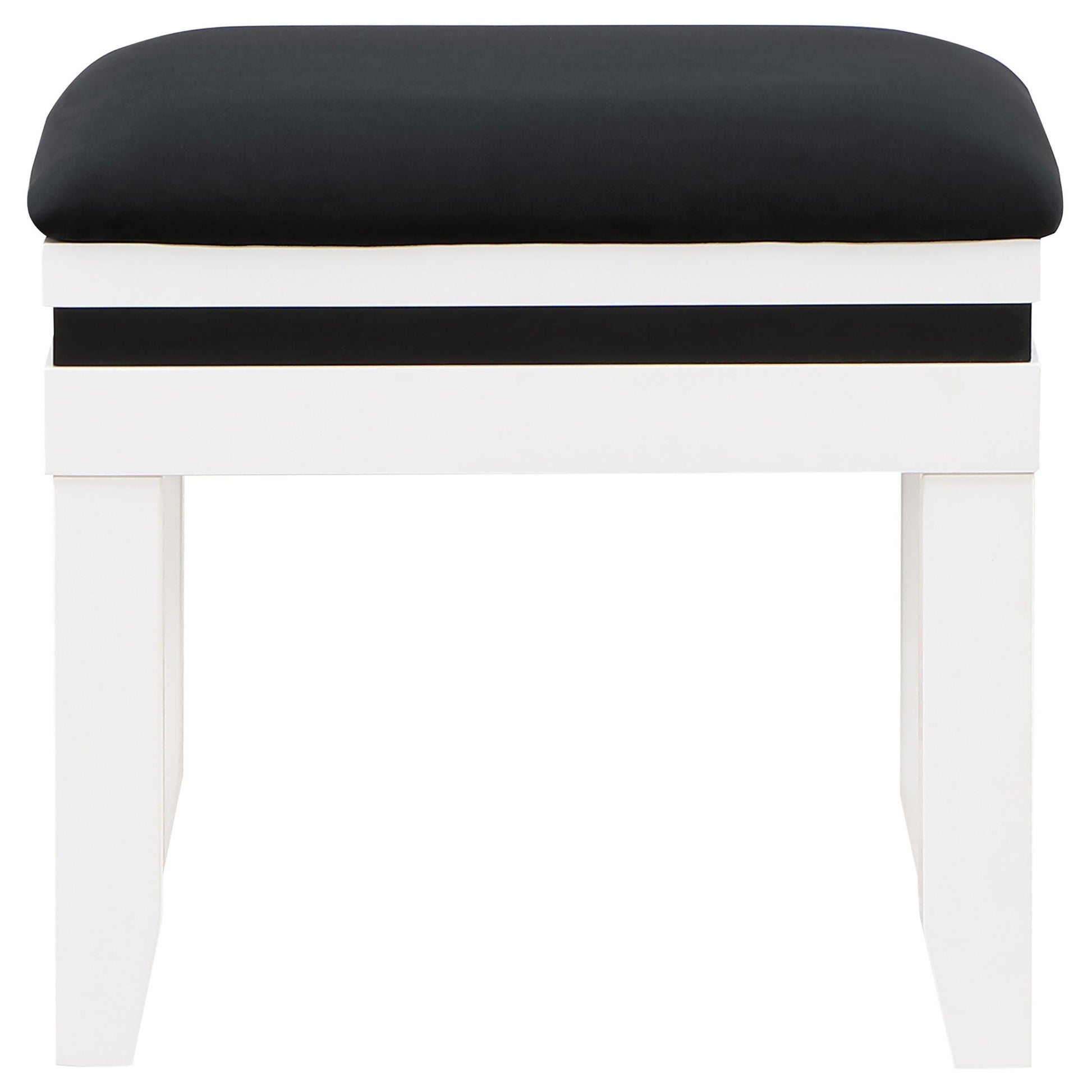 Coaster Furniture Talei 930244 6-Drawer Vanity Set with Lighting - Black and White IMAGE 10