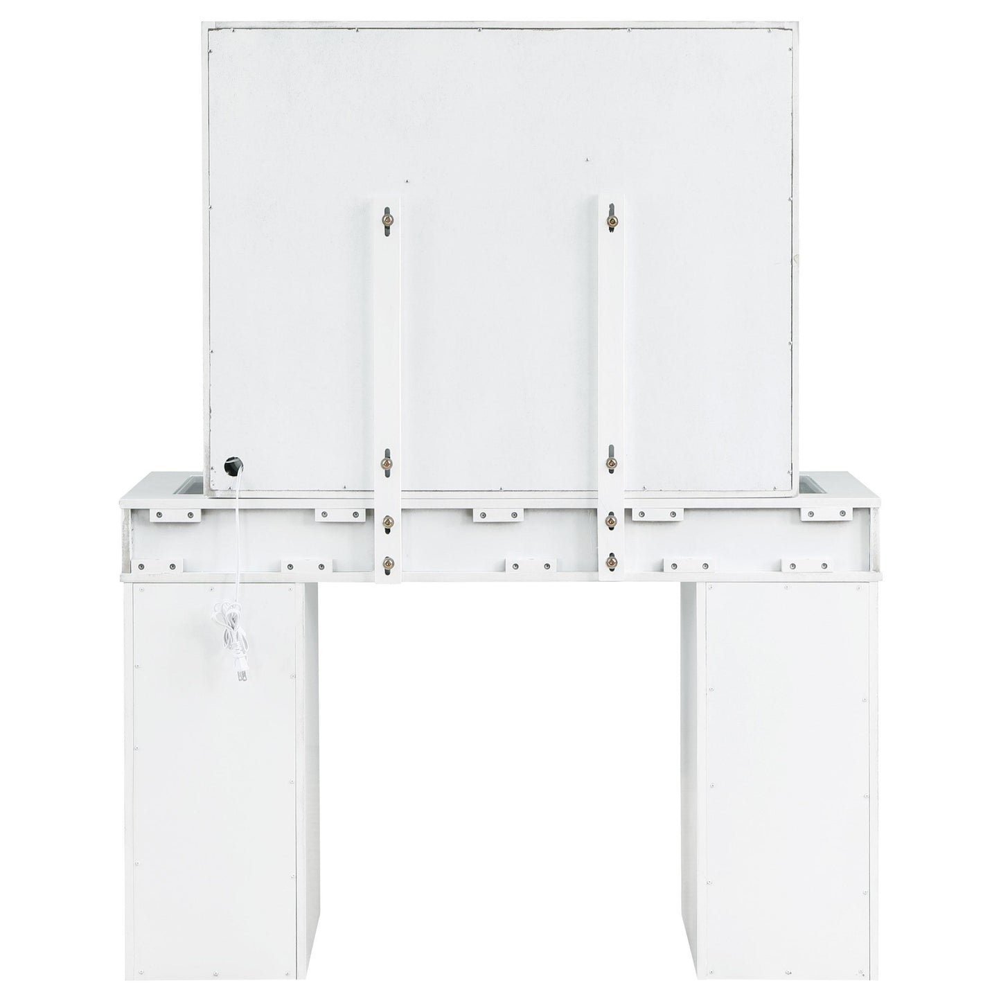 Coaster Furniture Regina 930245 Makeup Vanity Table Set with Lighting - White IMAGE 8